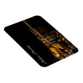 マホン港の夜 – メノルカ，スペイン マグネット (右側)