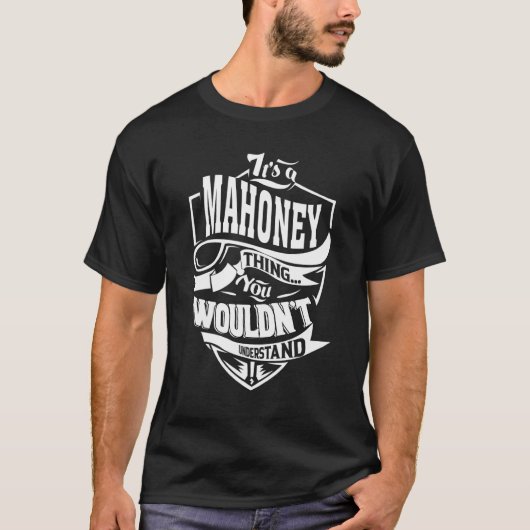 マホーニーなもの Tシャツ (正面)
