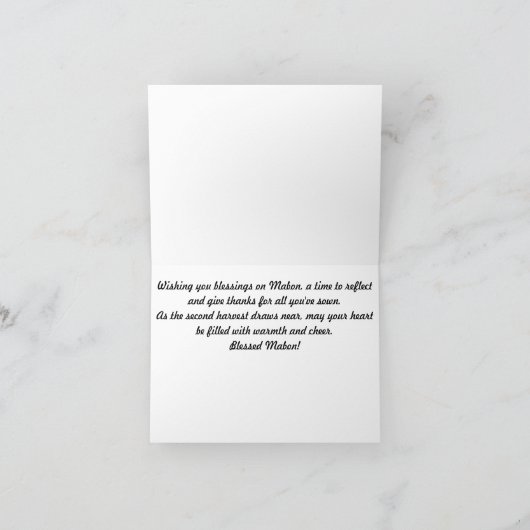 マボングリーティングカード カード (内部)