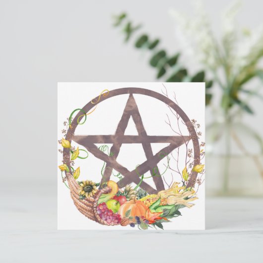 マボンハーベスト星形五角形秋分 カード (スタンド正面)