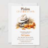 マボンハーベスト秋エクニオンブーツ&パンプキンス 招待状 (正面)