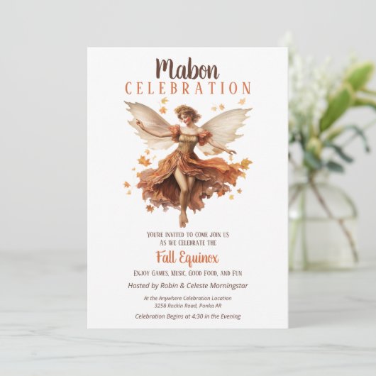 マボンハーベスト秋エクニティレトロ妖精 招待状 (スタンド正面)