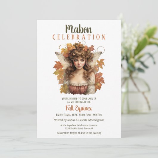 マボンハーベスト秋エクニティレトロ妖精 招待状 (スタンド正面)