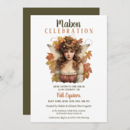 マボンハーベスト秋エクニティレトロ妖精 招待状
