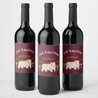 マボンハーベスト秋エクニティ招待状 ワインラベル