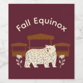 マボンハーベスト秋エクニティ招待状 ワインラベル (シングルラベル)