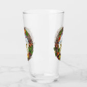 マボンブドウつる植物リース星形五角形 タンブラーグラス (左)