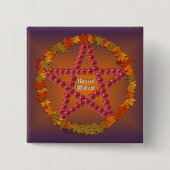 マボン星形五角形 缶バッジ (正面)