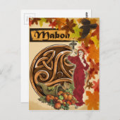 マボン異教のファンタジーアートハガキ ポストカード (正面/裏面)
