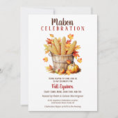 マボン秋Equinoxコーン&パンプキンバスケット 招待状 (正面)