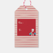 マポーラベアクリスマスギフトタグ ギフトタグ (裏面)