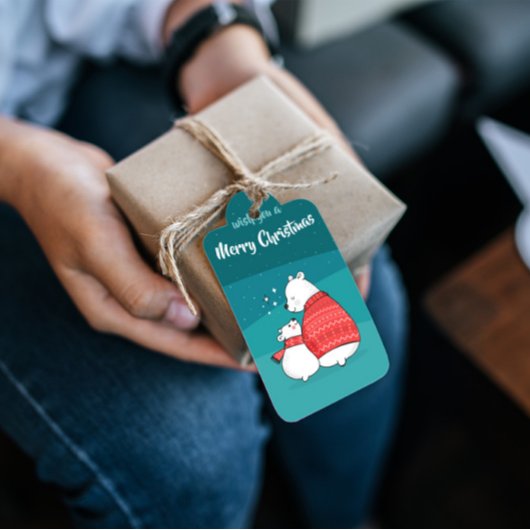 マポーラベアクリスマスギフトタグ ギフトタグ