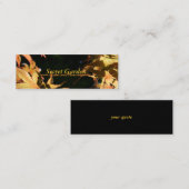 マポ日本のル2花の写真 スキニー名刺 (正面/裏面)