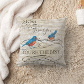 ママあなたはザ最高のミュージカルブルーバード クッション (ブランケット)