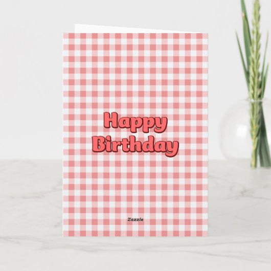 ママあなたは最も甘いイチゴ誕生日カード カード (裏面)