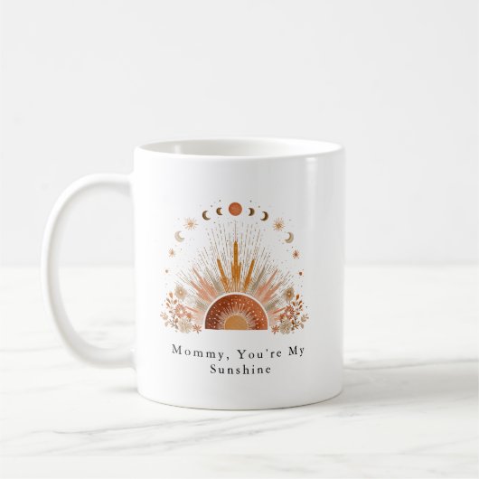 ママあなたは私の太陽 母の日 ギフト マグカップ (左)