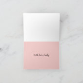 ママありがとうカード シーズンカード (内部)