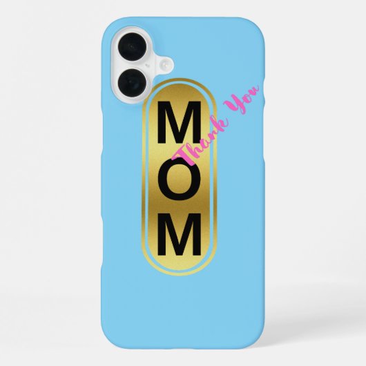 ママありがとう！ iPhoneケース (裏面)