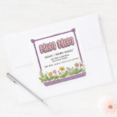 ママおばあちゃんみたいにクールだ スクエアシール (封筒)