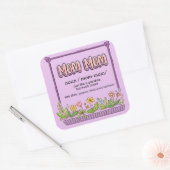 ママおばあちゃんみたいにクールだ スクエアシール (封筒)