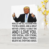 ママおもしろいカード用トランプ誕生日カード カード (黄色い花)