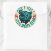 ママおもしろいベア混乱しない/マママグリーングローリング ラウンドシール (バッグ)