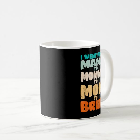 ママおもしろいママとママBruh Happy Mothers Day Fa コーヒーマグカップ (正面右)