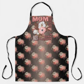 ママおもしろい引用文オールオーバープリント エプロン (正面)