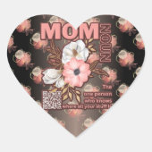 ママおもしろい引用文オールオーバープリント ハートシール (正面)