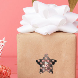 ママおもしろい引用文オールオーバープリント 星シール