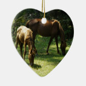 ママおよびベビー セラミックオーナメント (右)