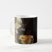 ママおよび彼女のひよこ コーヒーマグカップ (正面左)