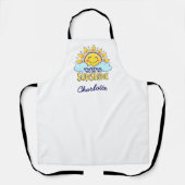 ママお前は俺の太陽だ | かわいい母の日 エプロン (正面)