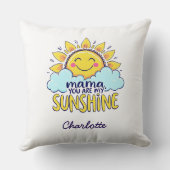 ママお前は俺の太陽だ | かわいい母の日 クッション (裏面)