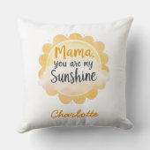 ママお前は俺の太陽だ | かわいい母の日 クッション (裏面)