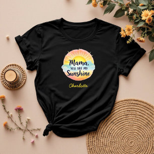 ママお前は俺の太陽だ 甘くて感傷的なママ Tシャツ