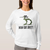 ママお守りロボット兵隊 Tシャツ (正面)