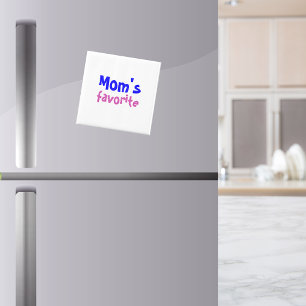 「ママお気に入りの」かわいいおもしろい兄弟姉妹ライバル引用文 マグネット