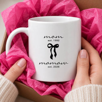 ママから祖母へ エストマグ カチューシャ付き コーヒーマグカップ