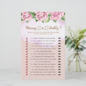 ママかパパの女の子の赤ちゃんシャワーゲーム (スタンド正面)