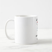 ママがいるのにサンタクロースがいるの コーヒーマグカップ (左)