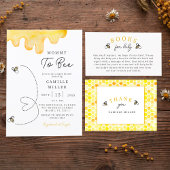 ママがかわいい赤ちゃんシャワー手書 招待状