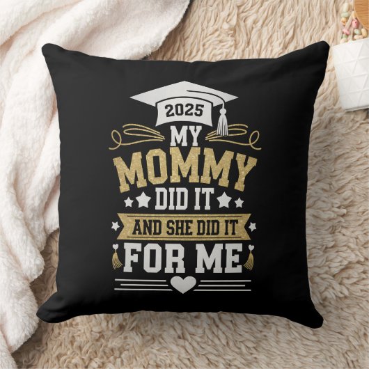 ママがやったし、ママが卒業してくれたから クッション (ブランケット)