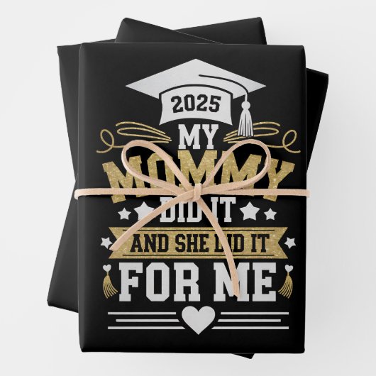 ママがやったし、ママが卒業してくれたから ラッピングペーパーシート (インサイチュ)