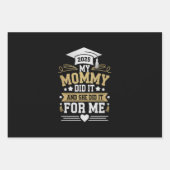 ママがやったし、ママが卒業してくれたから ラッピングペーパーシート (正面)