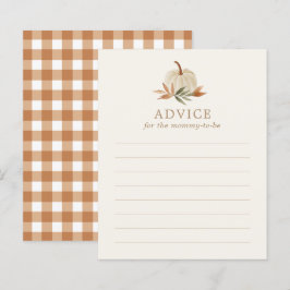 ママがカボチャの小さな赤ちゃんシャワーになるためのアドバイス