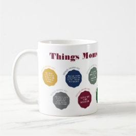 ママがカードと言うこと コーヒーマグカップ