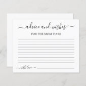 ママがカードになるアドバイス (正面/裏面)