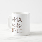 ママがコーヒーを飲む コーヒーマグカップ (正面左)