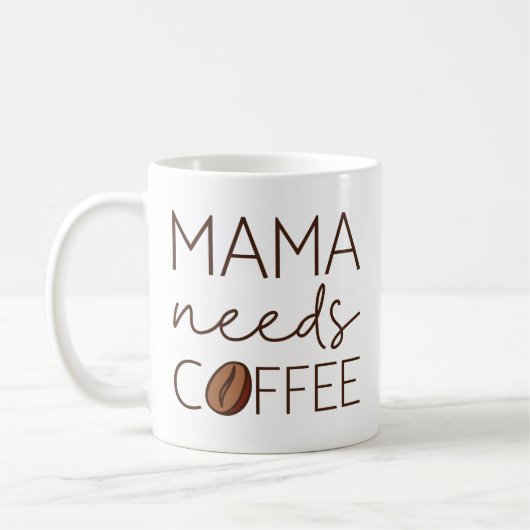 ママがコーヒーを飲む コーヒーマグカップ (左)